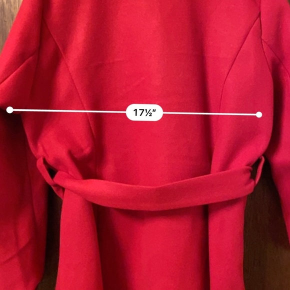 Red Trench Coat - Picture 11 of 13